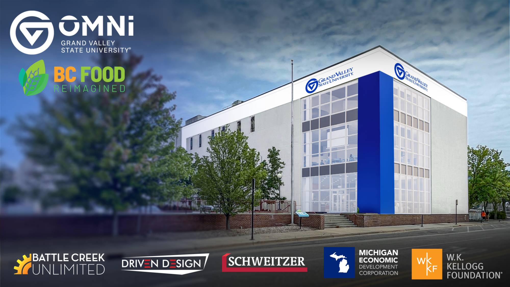 Graphic of Battle Creek Innovation Hub and it's partners